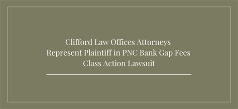 Clifford Law Offices Attorneys Represent Plaintiff in。